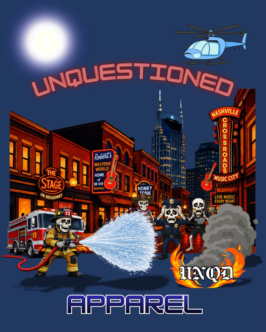 Cop vs Firefighters Shirt