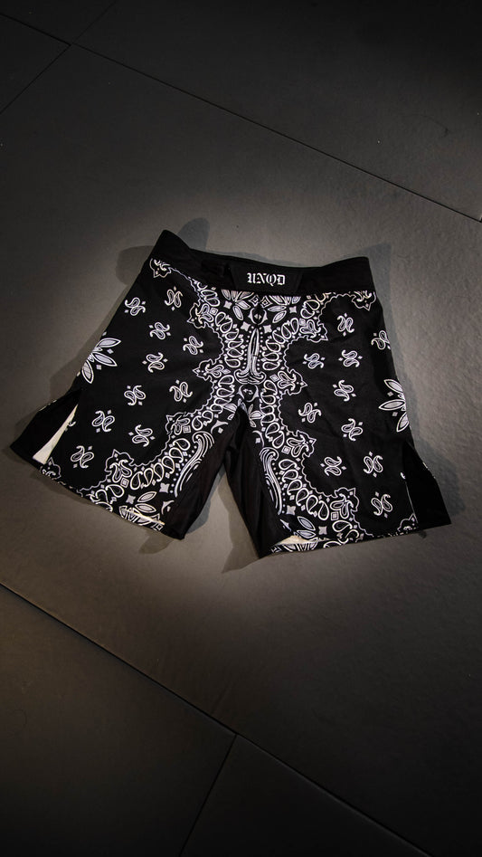 BLACK MMA SHORTS